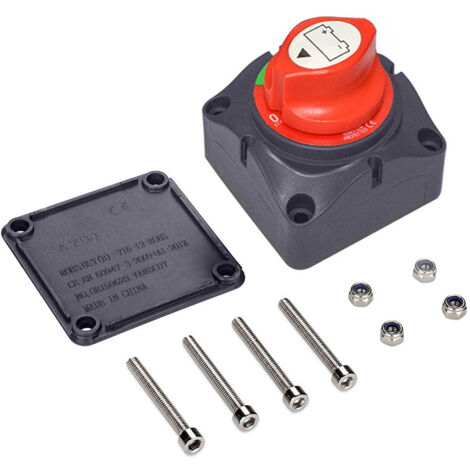 Interruttore di spegnimento della batteria dell'auto ad alta corrente, interruttore di protezione dallo spegnimento della distribuzione della corrente a tre velocità