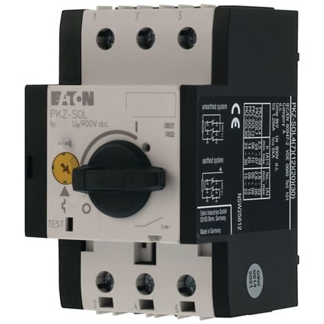 Interruttore di stringa fotovoltaico 12A DC PKZ-SOL12