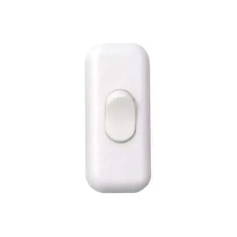 Interruttore di testa unipolare, 2A, 250V, bianco