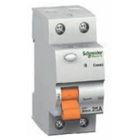 Interruttore differenziale 2P 25A 30mA AC HOUSING Schneider 15244