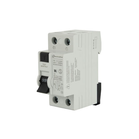 INTERRUTTORE DIFFERENZIALE 30MA 40A 6KA TIPO AC- 2,0 pz