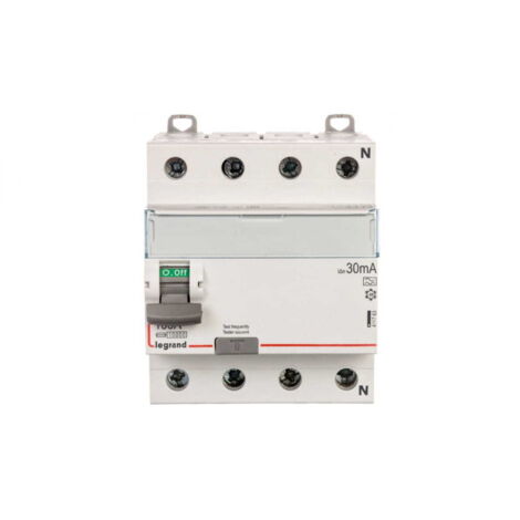 Interruttore differenziale 4P 100A 0,03A tipo A P304 DX3 411763