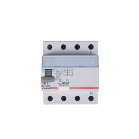 Interruttore differenziale 4P 80A 0,3A tipo AC P304 DX3 411725