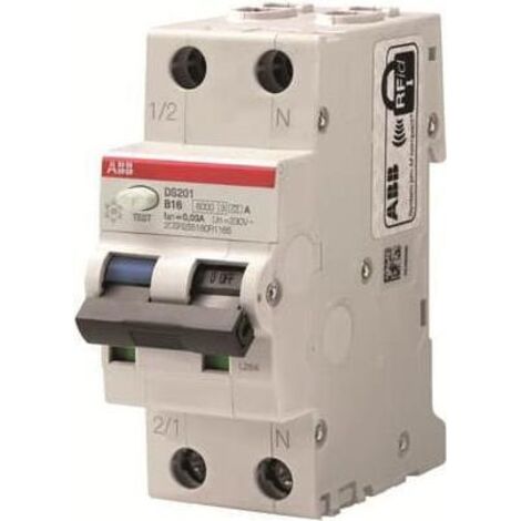 Interruttore differenziale DS201 1P+N (Neutro a destra) B6 30mA 6kA A - ABB2CSR255180R1065