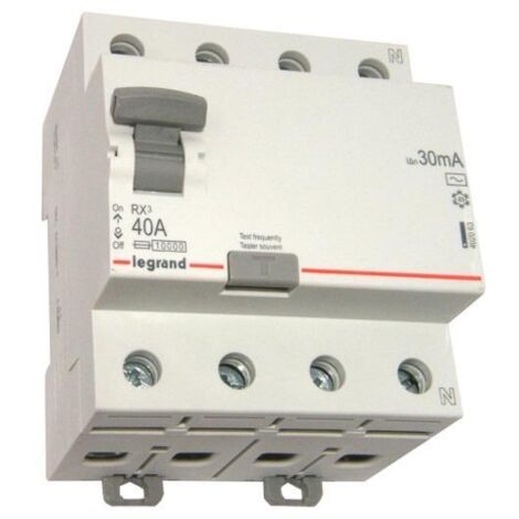 Interruttore differenziale Legrand RX3 40A 30mA AC 4P