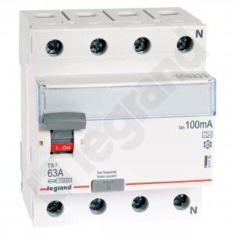 Interruttore differenziale P 304 4P 63 A 100 mA tipo A, serie TX3