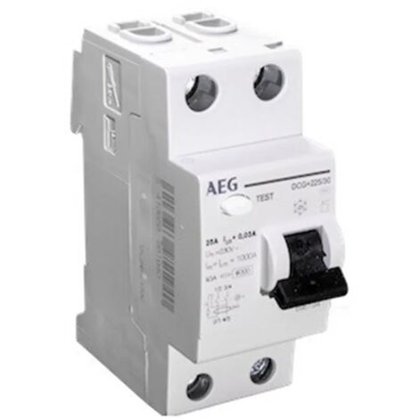 Interruttore differenziale puro 25A AEG 30ma classe AC curca C