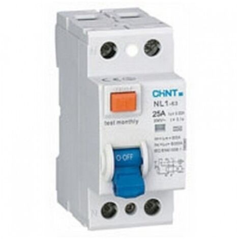 Interruttore differenziale puro 2P 25A 0,03