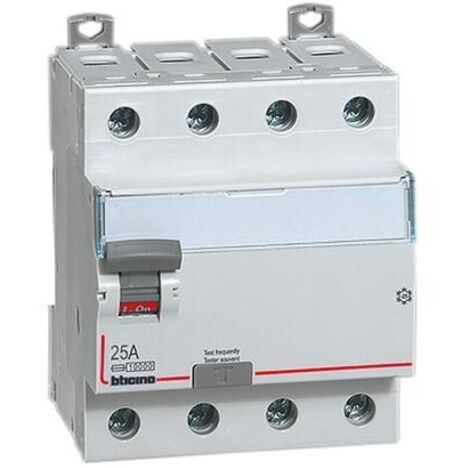 Interruttore Differenziale Puro A 4P 25A 300Ma Btdin ( BTICINO cod. G744A25 )
