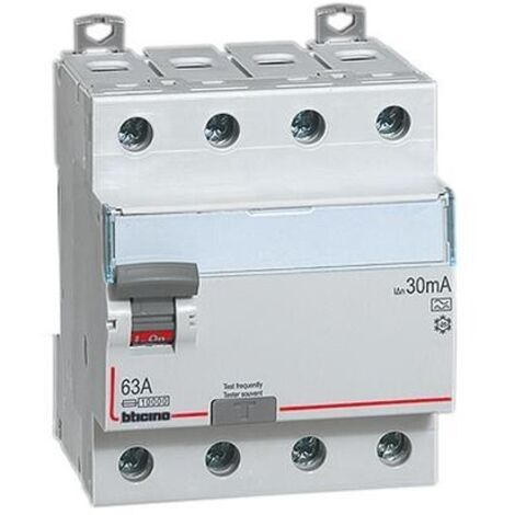 Interruttore Differenziale Puro A 4P 63A 300Ma Btdin ( BTICINO cod. G744A63 )