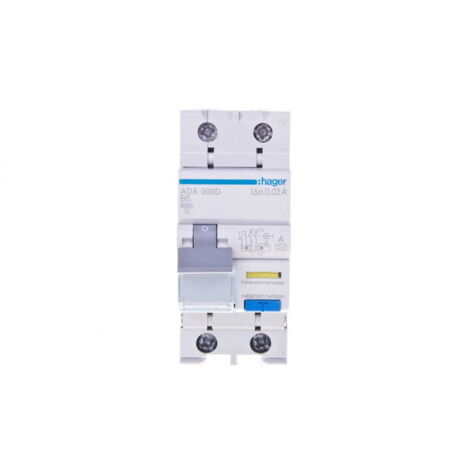 Interruttore differenziale RCBO 2P B6A 0,03A Tipo A ADA906D