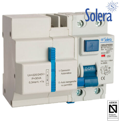 Interruttore Differenziale Solera cbra2p4030a