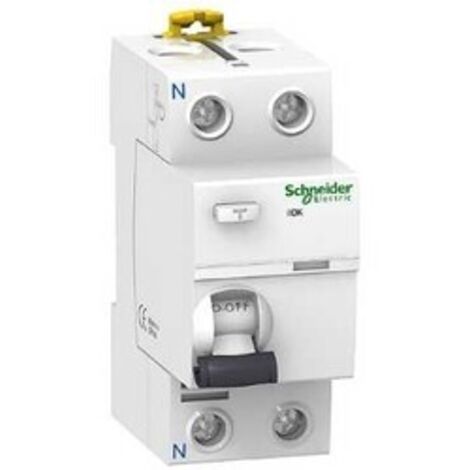 Interruttore differenziale superimmunizzato 2P 25A 30mA TERZIARIO Schneider A9R61225