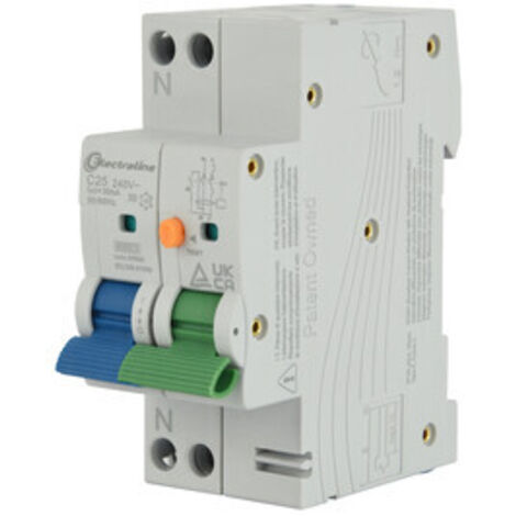 INTERRUTTORE DIFFER.MAGNETOTERMICO 25A 30MA A-C- 2,0 pz