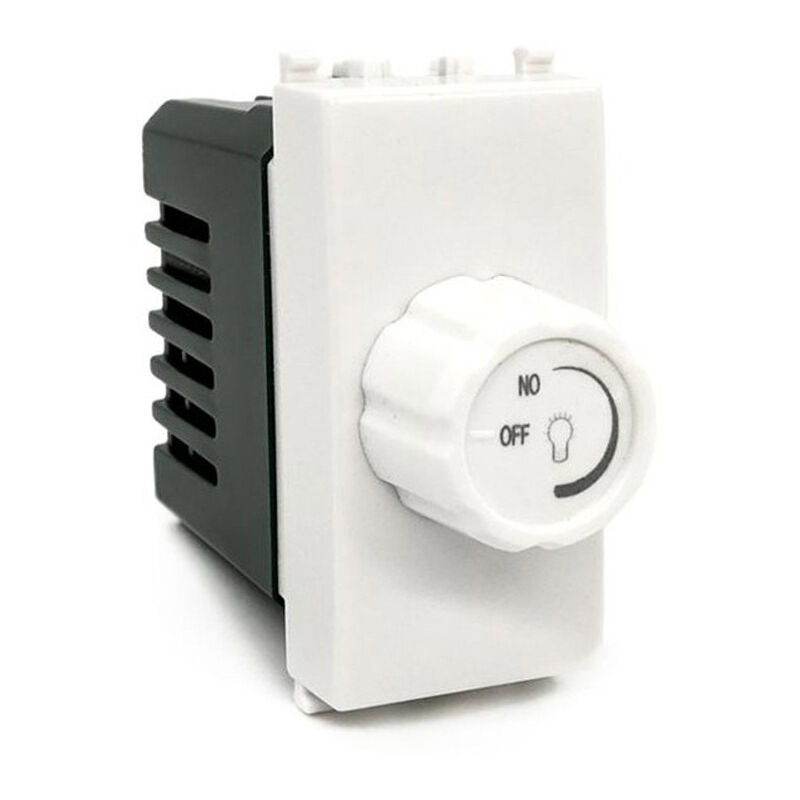 Interruttore dimmer compatibile con matix regolatore controller con manopola per luci illuminazione led 500 watt 230V bianco