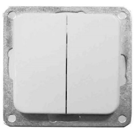 Interruttore doppio da incasso serie Term EDM Blister
