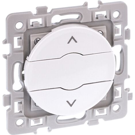 Interruttore doppio pulsante 6A salita/discesa - SQUARE