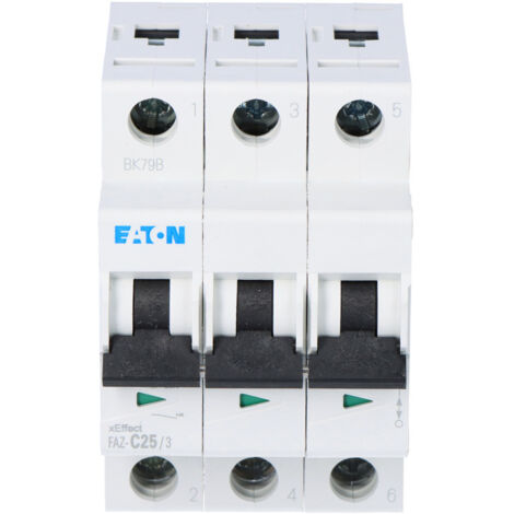 Interruttore Eaton faz-c25 25 A 3 poli