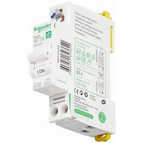 Interruttore fase + neutro Resi9 SCHNEIDER ELECTRIC 20 A SCHNEIDER ELECTRIC