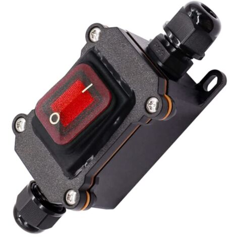 Interruttore in linea impermeabile IP67 12V DC 20A Interruttore impermeabile ad alta potenza Come mostrato
