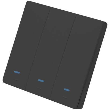 Interruttore intelligente Wi-Fi, controllo vocale/touch/remoto, compatibile con Google Assistant, programmazione, timer, richiede filo neutro