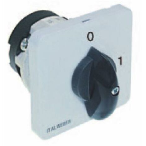 Interruttore italweber 0-1 4 poli 20a - cs20-04r-54s