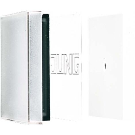 Interruttore jung a 590 na gl trasparente dimensioni 9.2x3x10.2 cm
