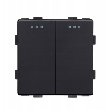 Interruttore luce 2P inserto meccanico nero RTX SH