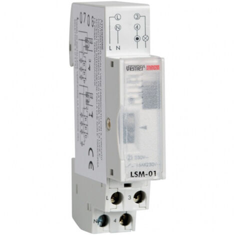 Interruttore luce scale modulare Vemer LSM-01 VE073300