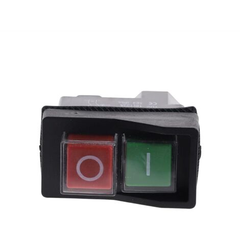 Interruttore magnetico impermeabile, interruttore on/off a pulsante a 4 pin, interruttore di avvio/arresto, accessori per macchine utensili, 250 V 16 A, accessori per la sostituzione del filtro Dyson