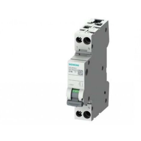 Interruttore magnetotermico 1 polo+N 230V 6kA curva C 32A Siemens 5SL60327