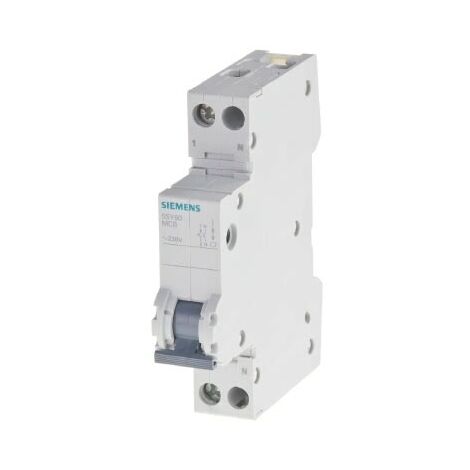 Interruttore magnetotermico, 1 UM, 230 V, Icn: 6 kA, 1P+N, caratteristica C, In: 25 A