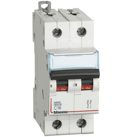 Interruttore Magnetotermico 1P+N Curvac 16A 6Ka ( Bticino Cod. Fn81Nc16 )