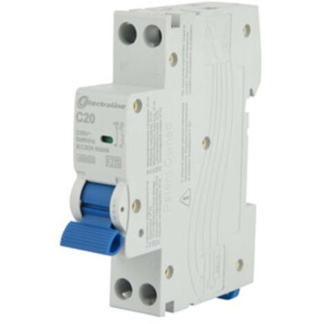 INTERRUTTORE MAGNETOTERMICO 20A 1P+N 4,5KA Q.TA 2
