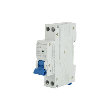 INTERRUTTORE MAGNETOTERMICO 25A 6KA 1P+N 4,5KA- 2,0 pz