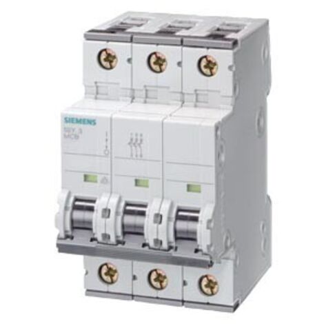 Interruttore Magnetotermico 3P C 6A 6000A ( SIEMENS cod. 5SY63067 )