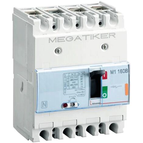Interruttore Magnetotermico 3P+N/2 160A 25Ka M1160B  ( Bticino Cod. T714B160 )