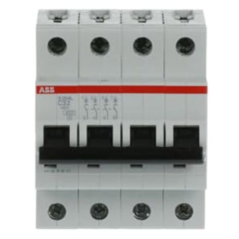 Interruttore magnetotermico ABB S204L 4P 32A 4,5kA tipo C 4 moduli S598699