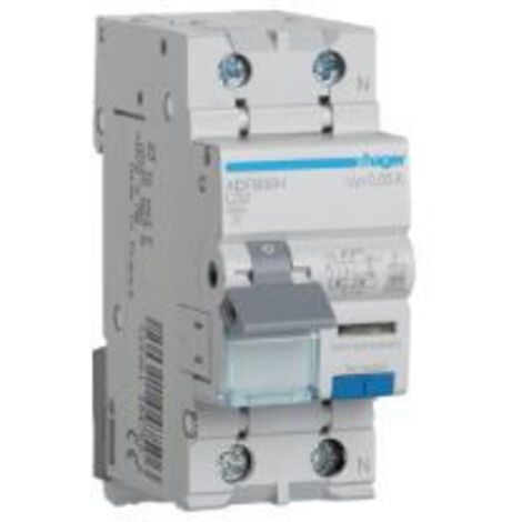 Interruttore Magnetotermico Differenziale 1P+N 30Ma F 32A ( HAGER cod. ADF832H )