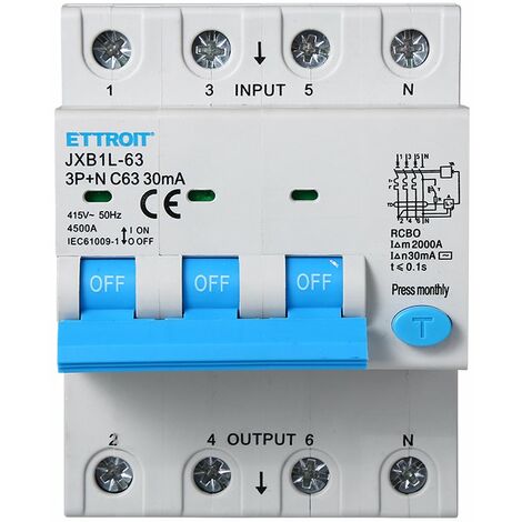 INTERRUTTORE DIFFERENZIALE CLASSE A 16A AEG 1P+N C 16A 6kA 30mA A