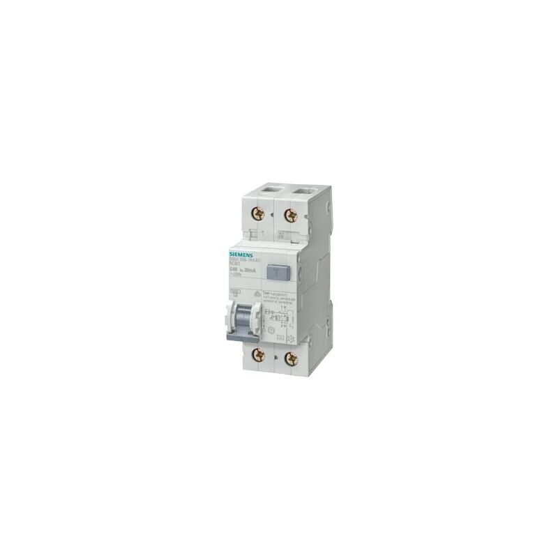 Interruttore Magnetotermico Differenziale, 4,5 Ka, 1P+N, Tipo a, 300 Ma, Car. c, In: 16 a Siemens 5SU16531KK16