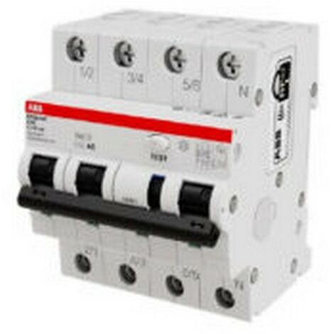 Interruttore Magnetotermico Differenziale 6kA, AC, Curva C, 25A 30mA 3P+N