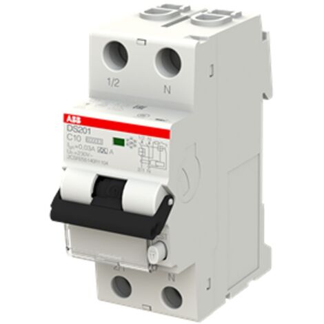 Interruttore Magnetotermico Differenziale DS201 C10 A30 1P+N (DS1C10A30)