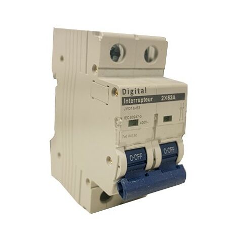 Interruttore magnetotermico digitale 04156 2P 63A 400V