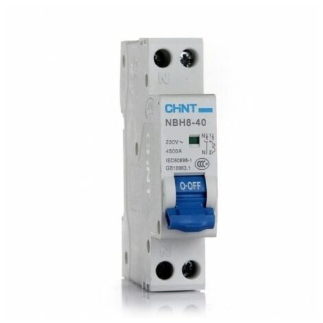 Interruttore Magnetotermico Din 1P+N 32A 4.5kA 1M Chint 70020 Curva C 190239