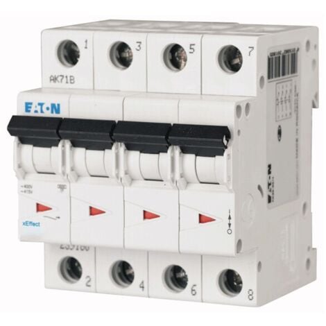 GEWISS INTERRUTTORE MAGNETOTERMICO COMPATTO 4P C20 6KA 2 MODULI GW90288