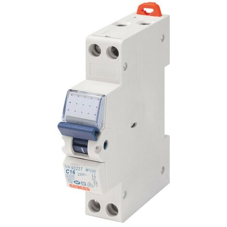 Gewiss - Interruttore differenziale puro - Idp Na - 2P - 25 A - Tipo AC -  Idn = 0,03 A 230 V - 2 moduli : : Fai da te