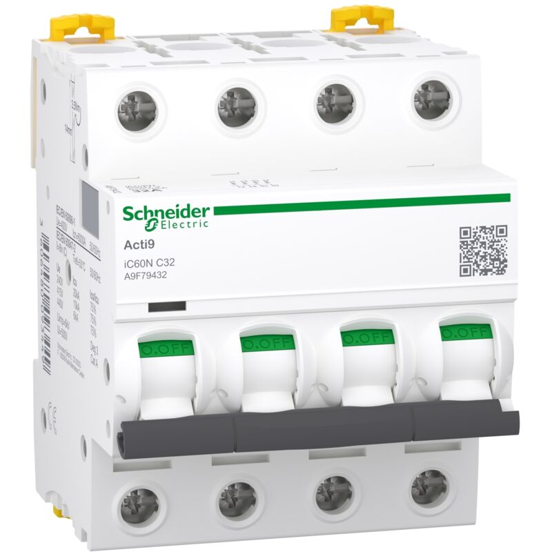 Schneider Electric A9F75240 Interruptor Automático Magnetotérmico Ic60N, 2P, 40A, Curva D