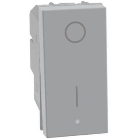 Interruttore MatixGo Bticino 2P 16A SILVER JG4002