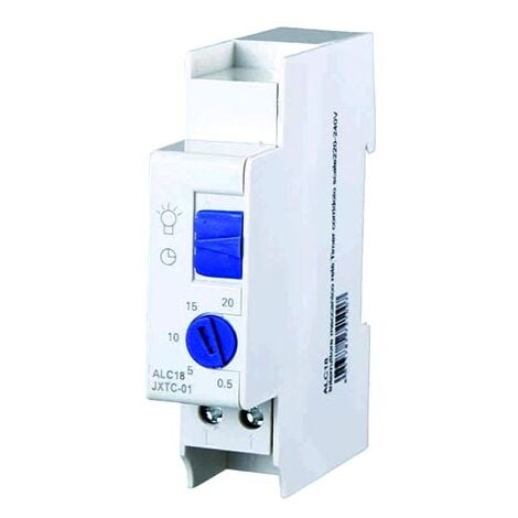 ETTROIT Relè Temporizzatore, Timer Luce su Guida Din Interruttore Meccanico 220-240V 16A Per Scale Corridoio ALC18